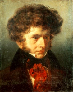 Portrait of Berlioz in 1832 by Émile Signol